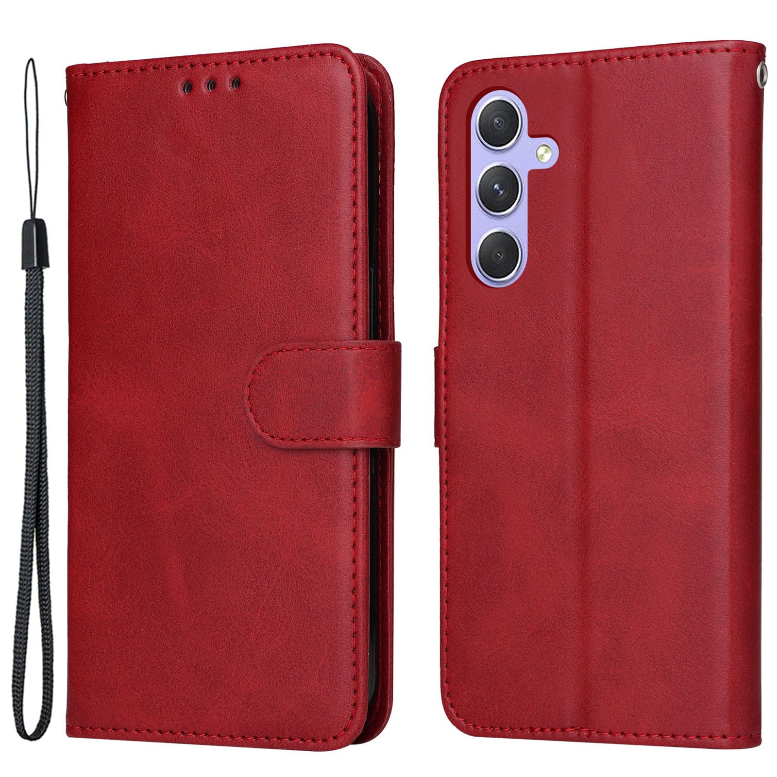 For Samsung Galaxy M54 5G / F54 5G Flip Protective Phone Cover PU Leather Calf Texture Stand Wallet Case For Samsung Galaxy M54 5G / F54 5G Flip Protective Phone Cover PU Leather Calf Texture Stand Wallet Case